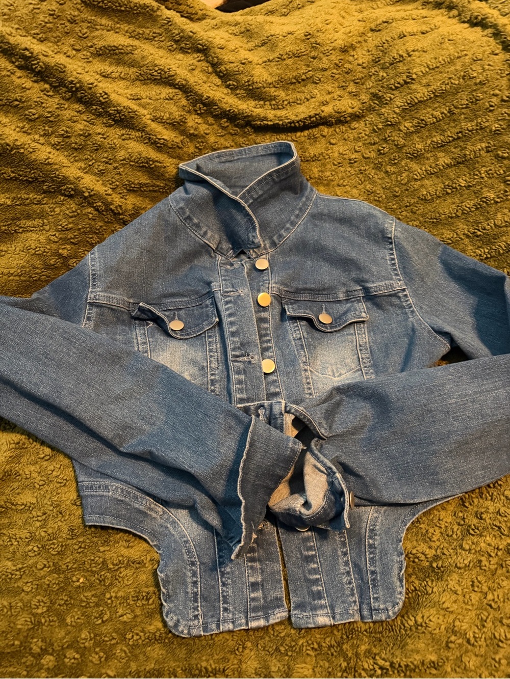 Fashion Nova Blue Denim Jean Jacket
